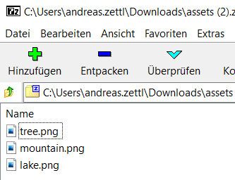 The assets ZIP file